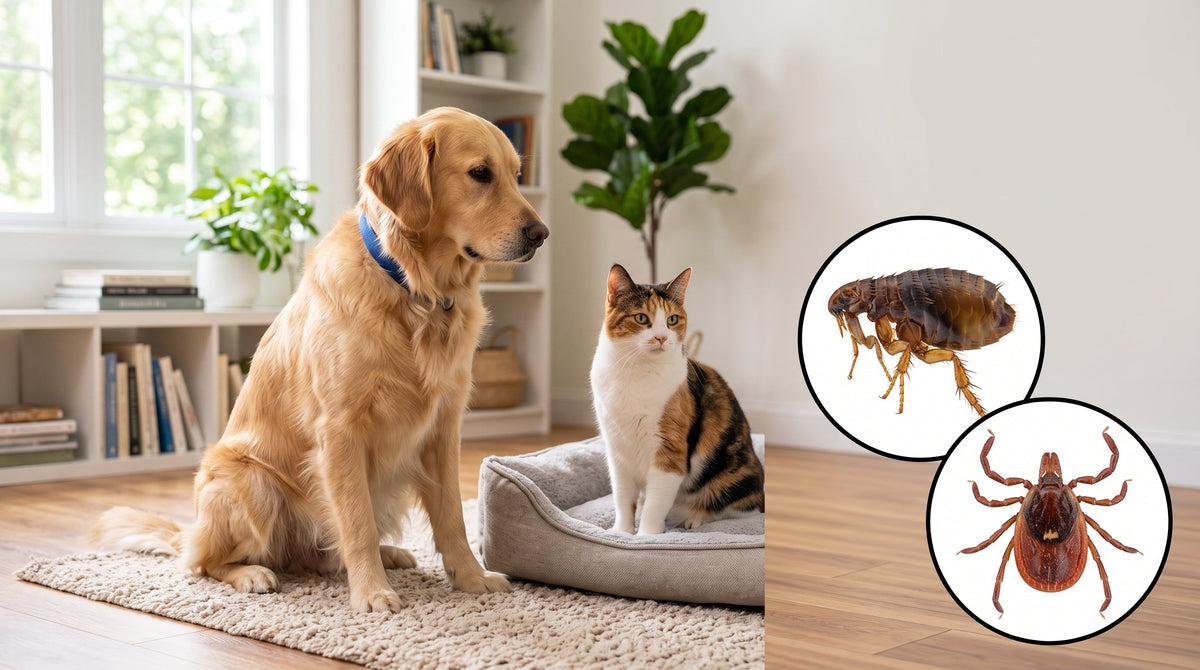 Pulgas e Carrapatos em Cães e Gatos: De Onde Vêm, Quais Doenças Podem Causar e Como Proteger Seu Pet