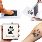 Kit de Impressão de Patas e Nariz para Cães e Gatos – Lembrança DIY sem Tinta
