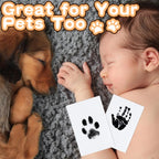Kit de Impressão de Patas e Nariz para Cães e Gatos – Lembrança DIY sem Tinta
